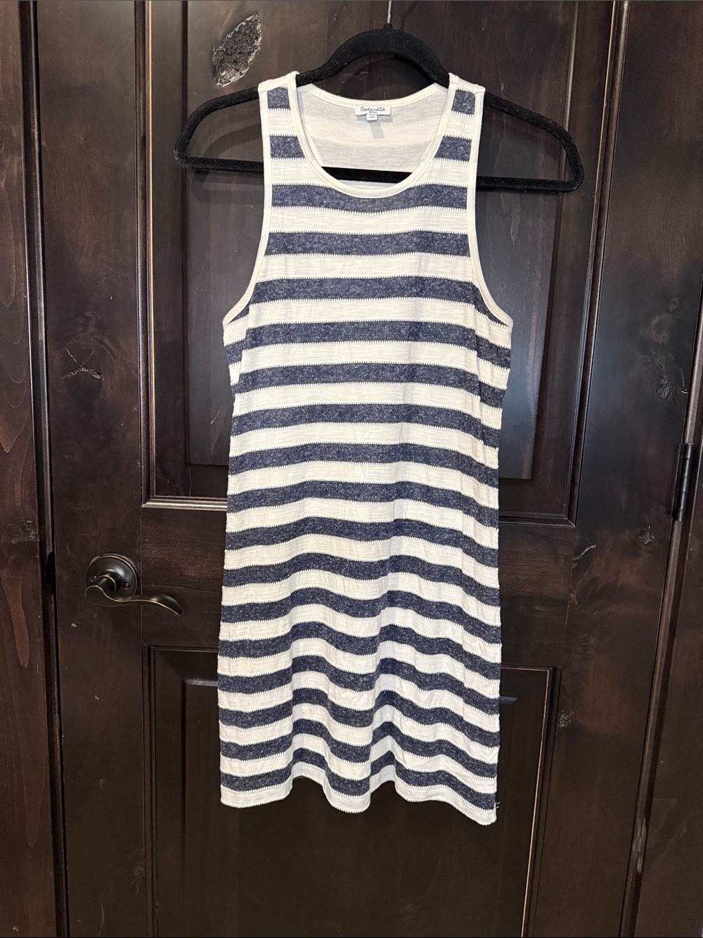 Splendid Navy and White Striped Tank Dress